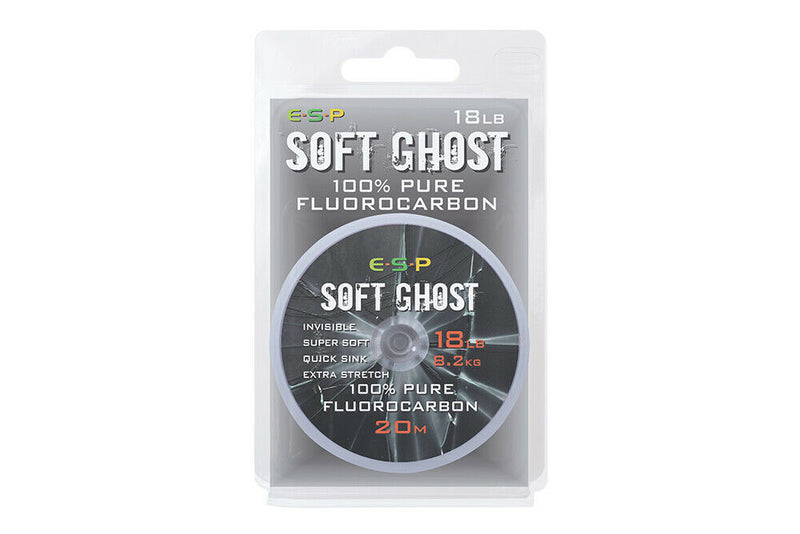 ESP Soft Ghost Fluorocarbon Hooklink 20m Spool